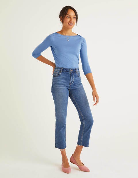 Supersoft Slash Neck Top - Sea Mist Supersoft Slash Neck Top - Sea Mist
