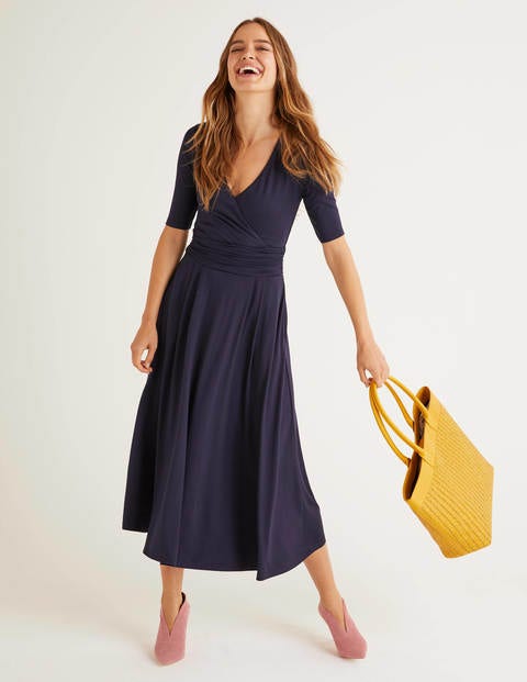 navy jersey dress uk