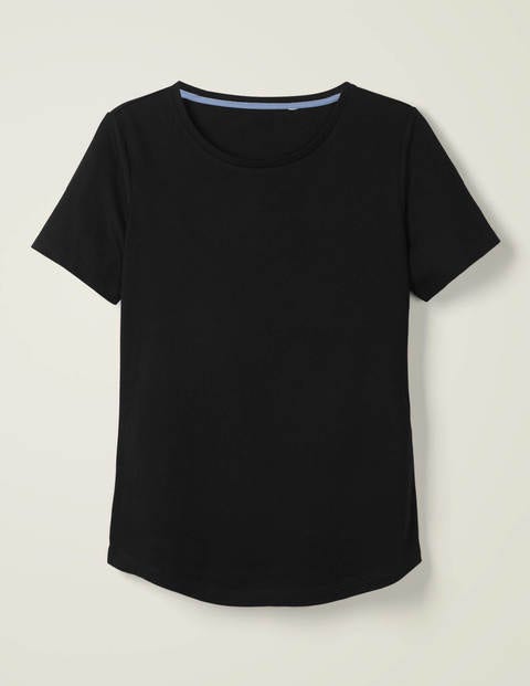Superweiches kurzärmliges T-Shirt - Schwarz Superweiches kurzärmliges T-Shirt - Schwarz