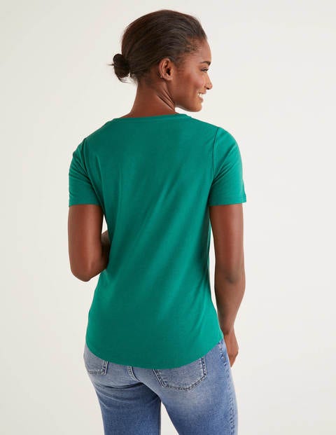 Superweiches Kurzärmliges T-Shirt - Waldgrün Superweiches Kurzärmliges T-Shirt - Waldgrün