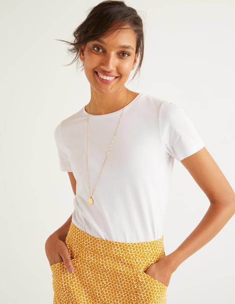 T-shirt manches courtes ultra-doux - Blanc T-shirt manches courtes ultra-doux - Blanc