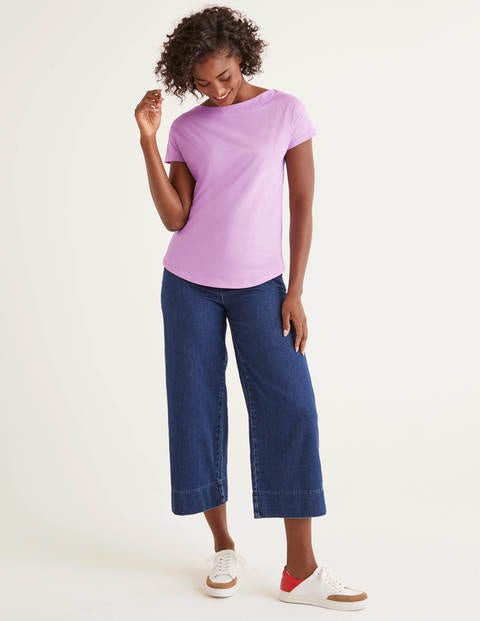 Supersoft Slash Neck Tee - Rosebay Supersoft Slash Neck Tee - Rosebay