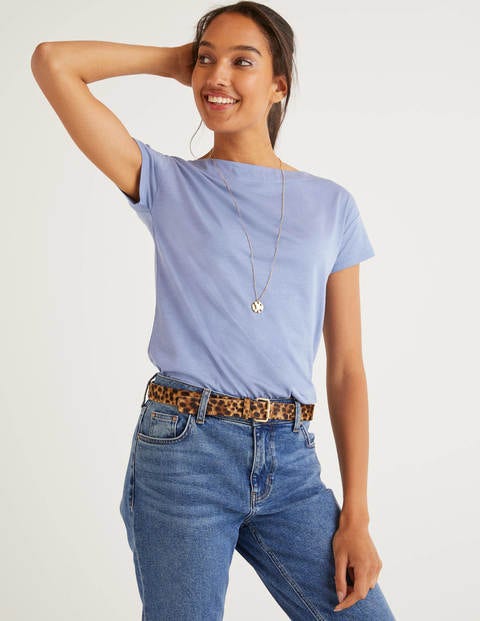 Supersoft Slash Neck Tee - Sea Mist Supersoft Slash Neck Tee - Sea Mist