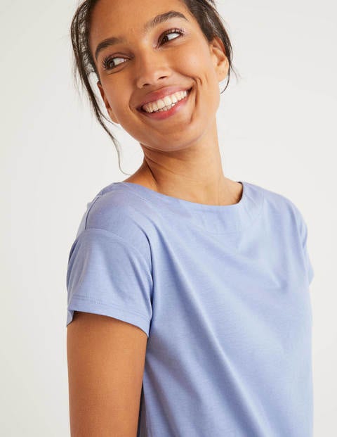 Supersoft Slash Neck Tee - Sea Mist Supersoft Slash Neck Tee - Sea Mist