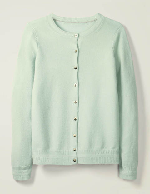 Cashmere Crew Cardigan - Mint Cake Cashmere Crew Cardigan - Mint Cake