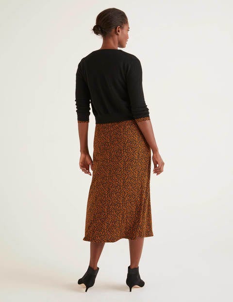 Cashmere Crop Crew Cardigan - Black Cashmere Crop Crew Cardigan - Black