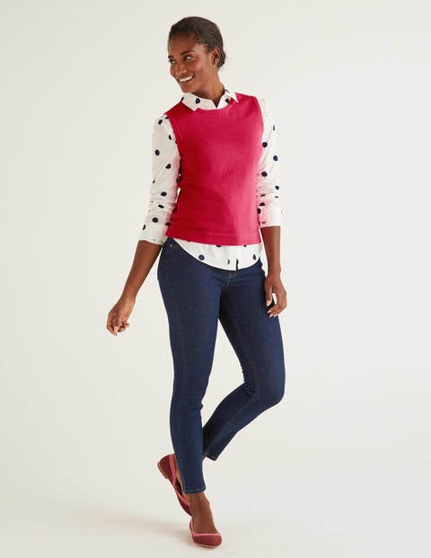 Favourite Cotton Knitted Tank - Dark Rose Favourite Cotton Knitted Tank - Dark Rose