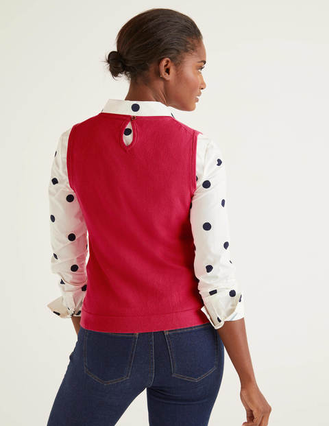 Favourite Cotton Knitted Tank - Dark Rose Favourite Cotton Knitted Tank - Dark Rose
