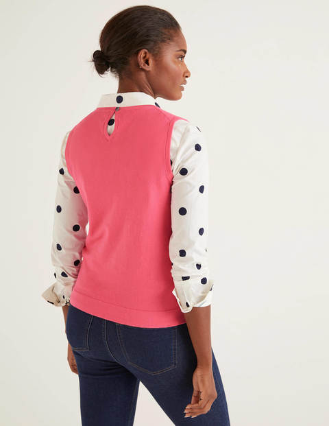 Favourite Knitted Tank - Bright Camellia Favourite Knitted Tank - Bright Camellia