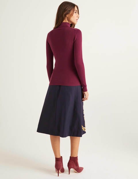 Tilly Roll Neck Jumper - Ruby Ring Tilly Roll Neck Jumper - Ruby Ring