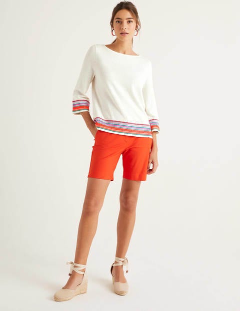 Colette Embroidered Jumper - Ivory Colette Embroidered Jumper - Ivory