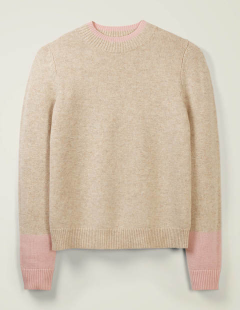 Fife Gemütlicher Pullover - Mausgrau Melange Fife Gemütlicher Pullover - Mausgrau Melange