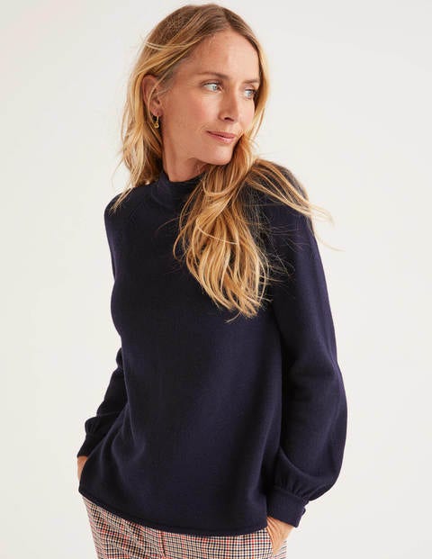 Kent Schwingender Pullover - Navy Kent Schwingender Pullover - Navy