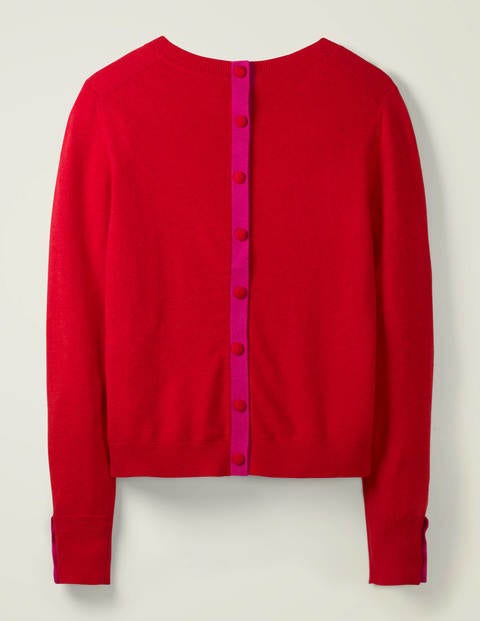 Dorset Pullover Mit Knopfleiste Am Rucken Signalrot Boden De