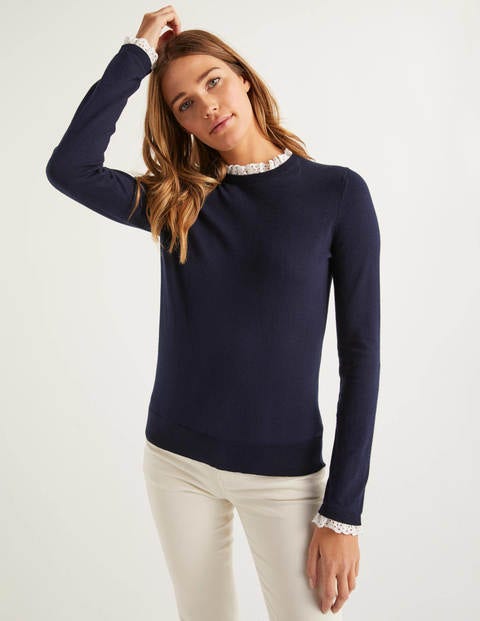 frill neck jumper uk