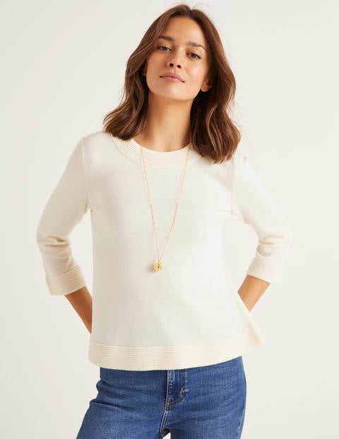 Worcester Swing Sweater - Ivory Worcester Swing Sweater - Ivory