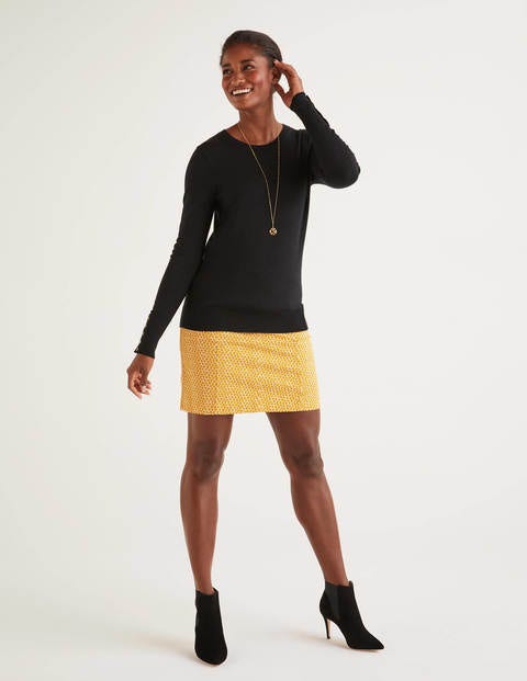 Eldon Baumwollpullover - Schwarz Eldon Baumwollpullover - Schwarz