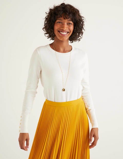 Eldon Cotton Jumper - Ivory Eldon Cotton Jumper - Ivory