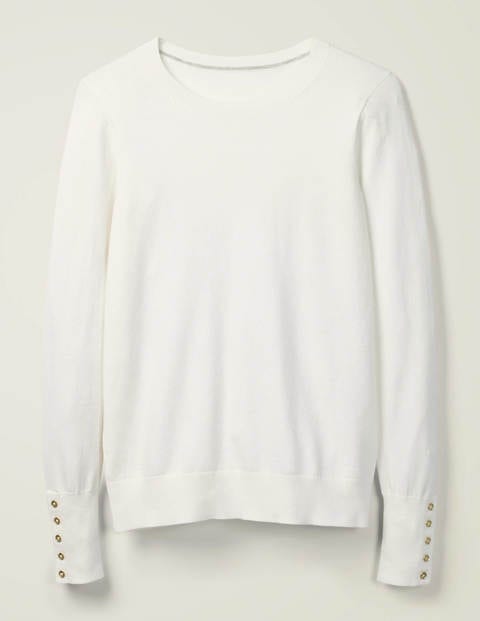 Eldon Cotton Jumper - Ivory Eldon Cotton Jumper - Ivory