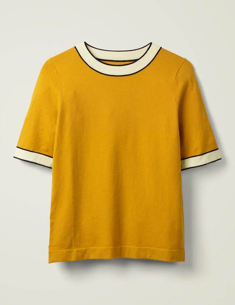 Abingdon Baumwoll-T-Shirt - Sonnengelb Abingdon Baumwoll-T-Shirt - Sonnengelb