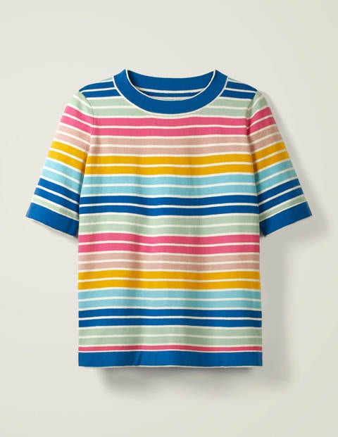 T-shirt Abingdon en maille de coton - Rayé multi T-shirt Abingdon en maille de coton - Rayé multi