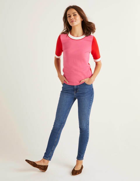 Abingdon Baumwoll-T-Shirt - Helles Pink Abingdon Baumwoll-T-Shirt - Helles Pink