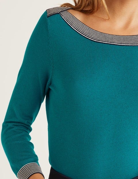 Gloucester Baumwollpullover - Petrol Gloucester Baumwollpullover - Petrol