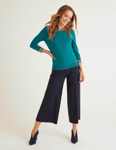 Gloucester Baumwollpullover - Petrol Gloucester Baumwollpullover - Petrol