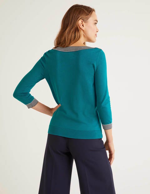 Gloucester Baumwollpullover - Petrol Gloucester Baumwollpullover - Petrol