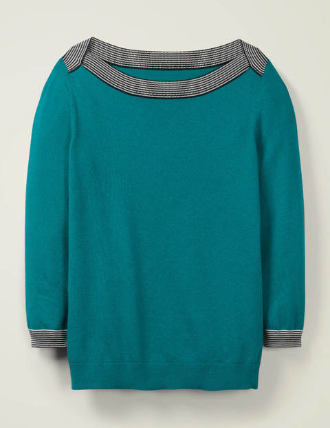 Gloucester Baumwollpullover - Petrol Gloucester Baumwollpullover - Petrol