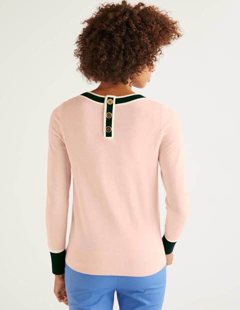 Norwich Pullover Mit Knopfleiste Am Rücken - Milchshake Norwich Pullover Mit Knopfleiste Am Rücken - Milchshake