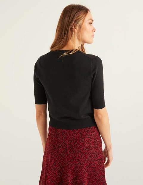 Favourite Crop Cardigan - Black Favourite Crop Cardigan - Black