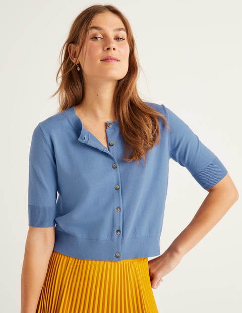 Favourite Crop Cardigan - Sea Mist Favourite Crop Cardigan - Sea Mist
