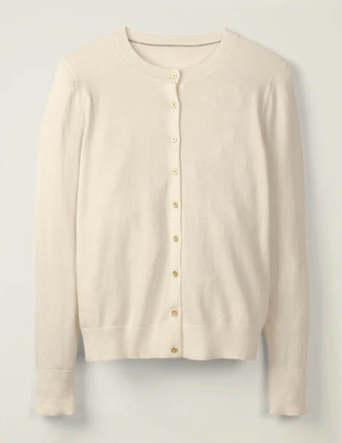 Eldon Crew Cardigan - Ivory Eldon Crew Cardigan - Ivory