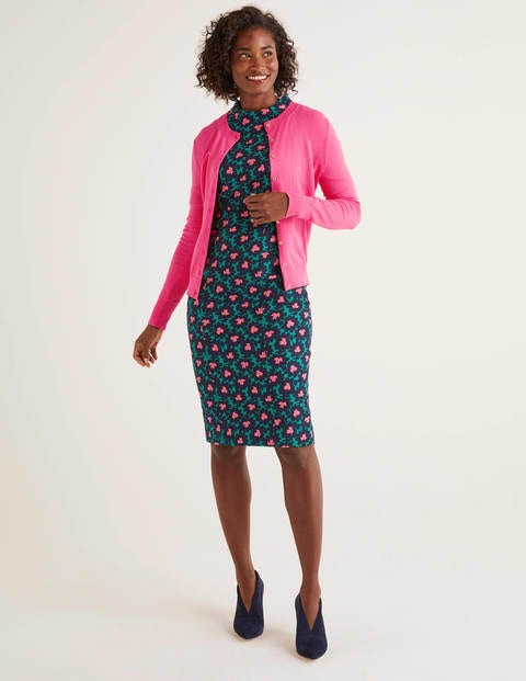 Cardigan Eldon en coton - Camélia vif Cardigan Eldon en coton - Camélia vif