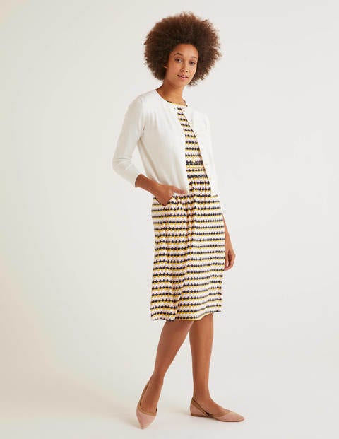 Eldon Crop Cardigan - Ivory Eldon Crop Cardigan - Ivory