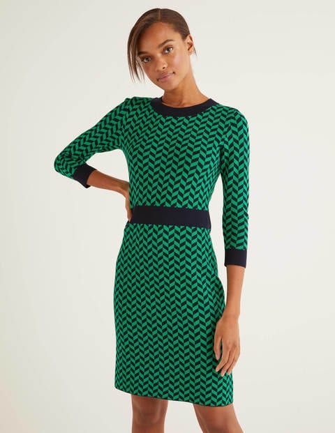 Phoebe Knitted Dress - Rich Emerald Phoebe Knitted Dress - Rich Emerald