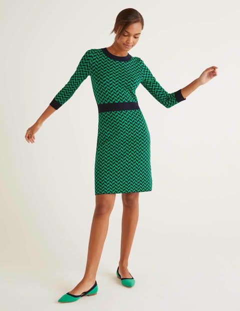 Phoebe Knitted Dress - Rich Emerald Phoebe Knitted Dress - Rich Emerald