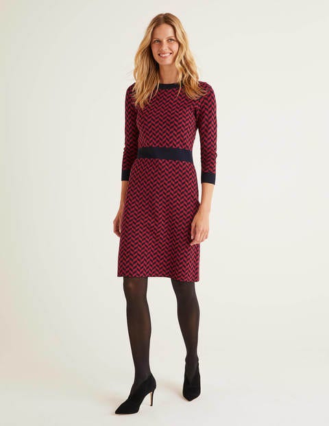 Phoebe Knitted Dress - Wine Phoebe Knitted Dress - Wine