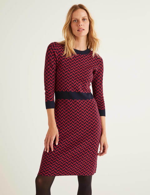 Phoebe Knitted Dress - Wine Phoebe Knitted Dress - Wine