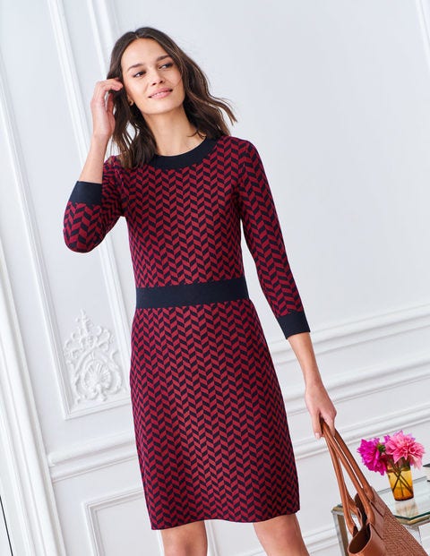 Phoebe Knitted Dress - Wine Phoebe Knitted Dress - Wine