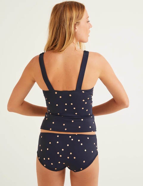 Bikini Shorts - French Navy, Scattered Spot Bikini Shorts - French Navy, Scattered Spot
