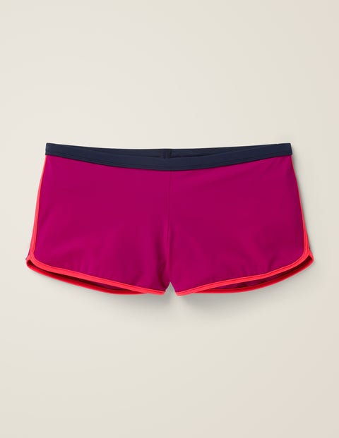 Piping Swim Shorts - Navy/Ivory Stripe Piping Swim Shorts - Navy/Ivory Stripe