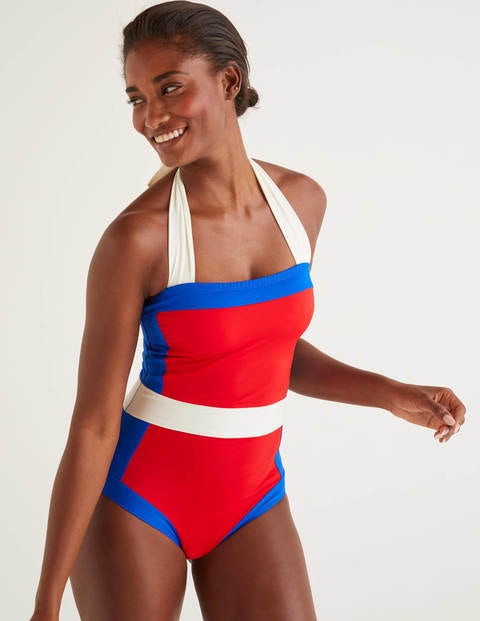 Santorini Swimsuit - Hot Pepper Colourblock Santorini Swimsuit - Hot Pepper Colourblock