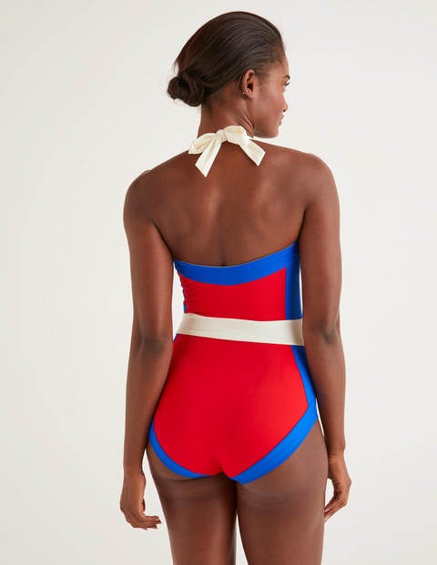 Santorini Swimsuit - Hot Pepper Colourblock Santorini Swimsuit - Hot Pepper Colourblock