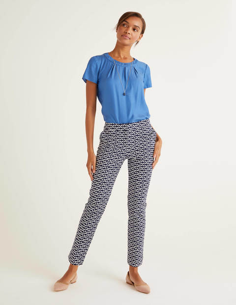 Richmond 7/8 Pants - French Navy, Ribbons Richmond 7/8 Pants - French Navy, Ribbons