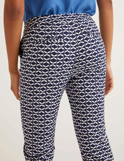 Richmond 7/8 Trousers - French Navy, Ribbons Richmond 7/8 Trousers - French Navy, Ribbons