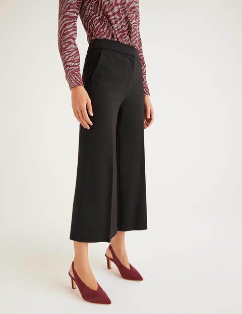 Jupe-Culotte Hamsphire En Point De Rome - Noir Jupe-Culotte Hamsphire En Point De Rome - Noir