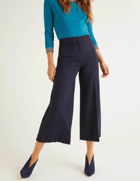 Hampshire Culotte Aus Ponte-Roma-Jersey - Navy Hampshire Culotte Aus Ponte-Roma-Jersey - Navy