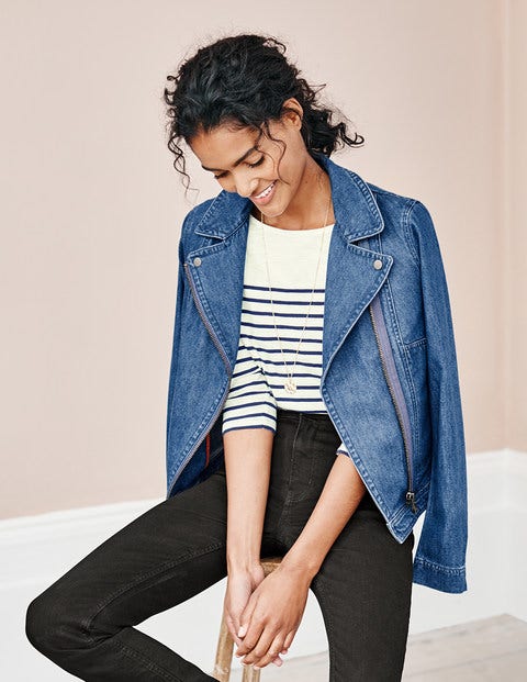 Wren Biker - Denim Wren Biker - Denim